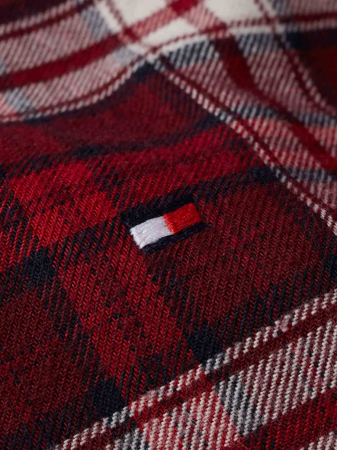 Camicie Rosso Tommy Hilfiger