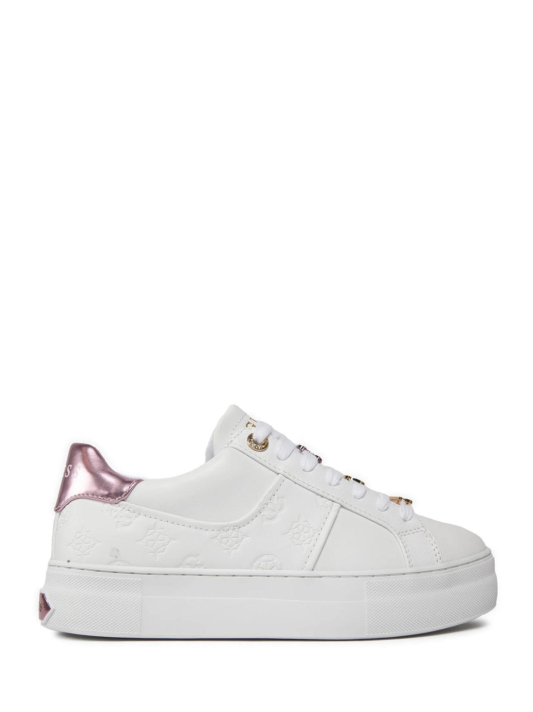 Sneakers Bianco Rosa Guess