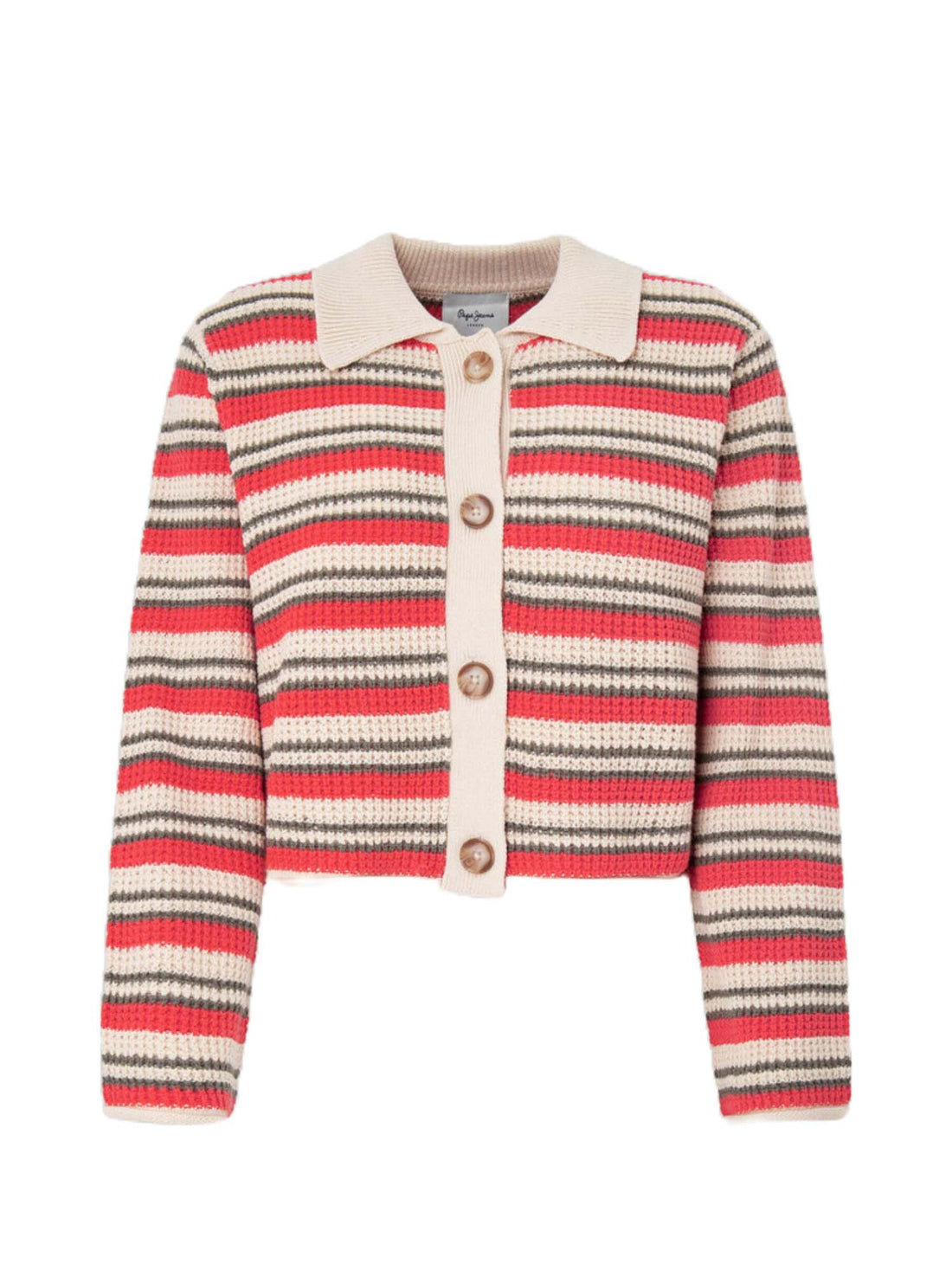 Cardigan Rosso Pepe Jeans
