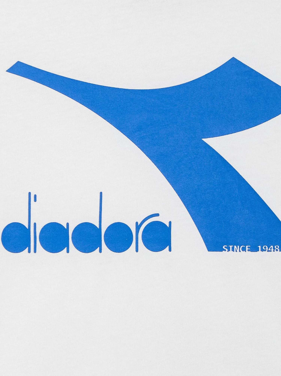 T-shirt Bianco Blu Diadora