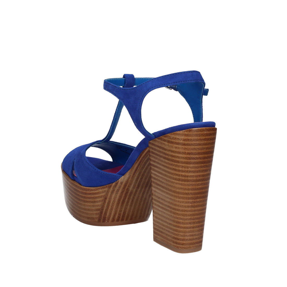 Sandali tacco Blu Fornarina