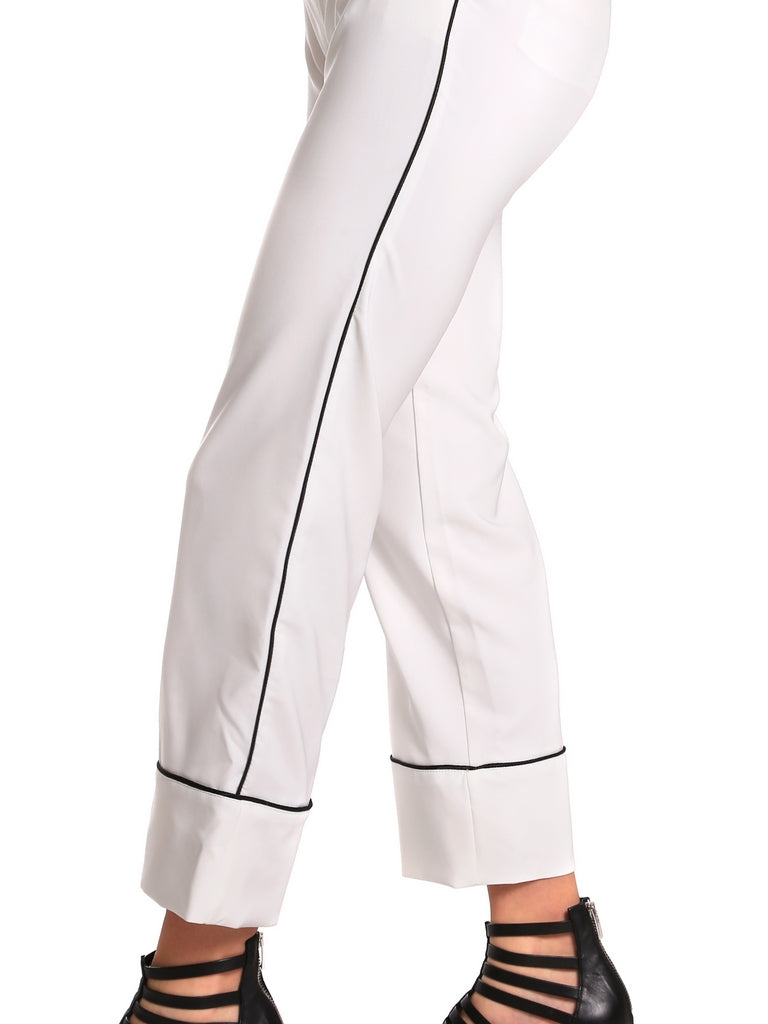 Pantaloni Bianco Denny Rose