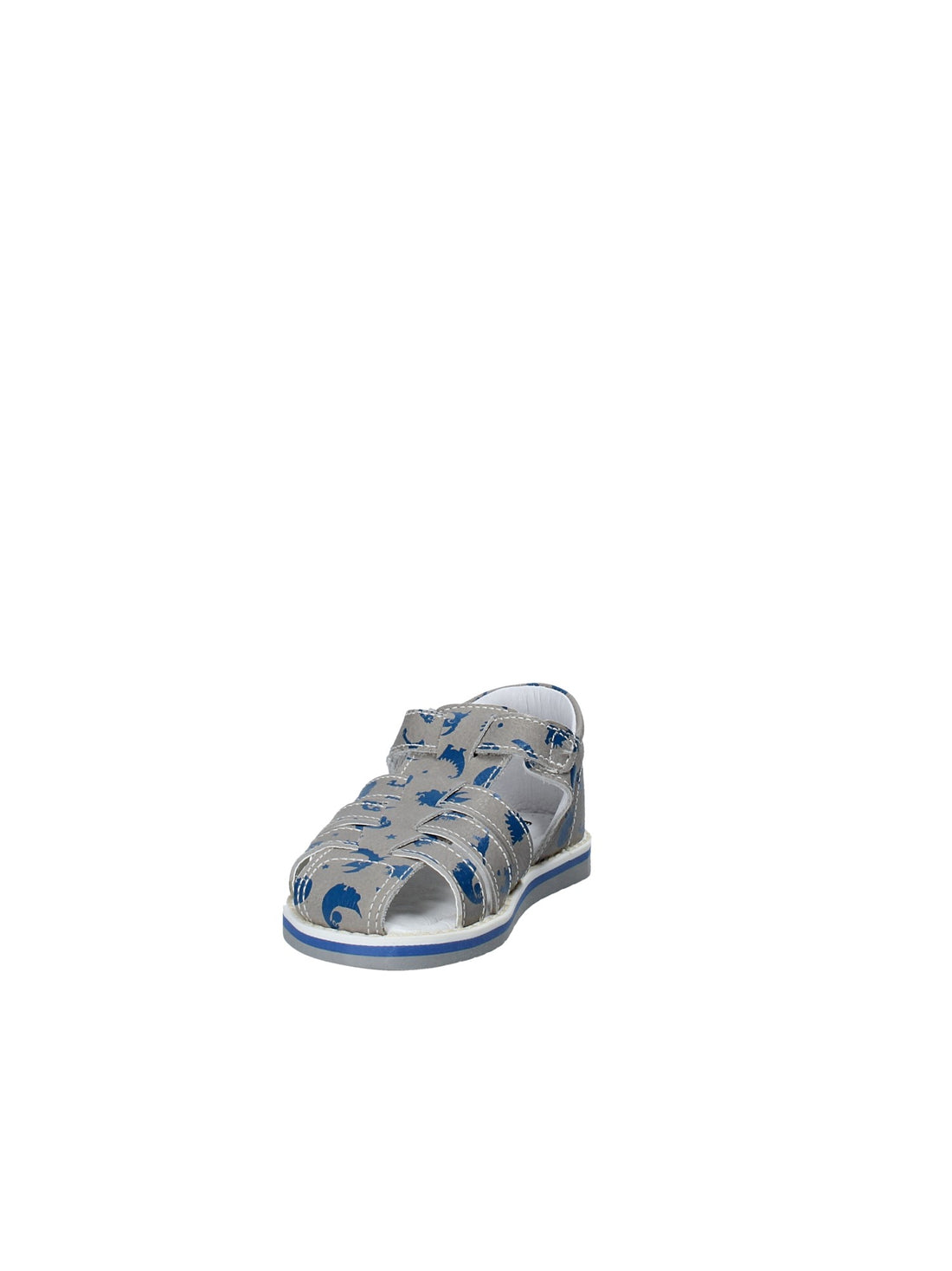 Sandali con strappi Blu Melania