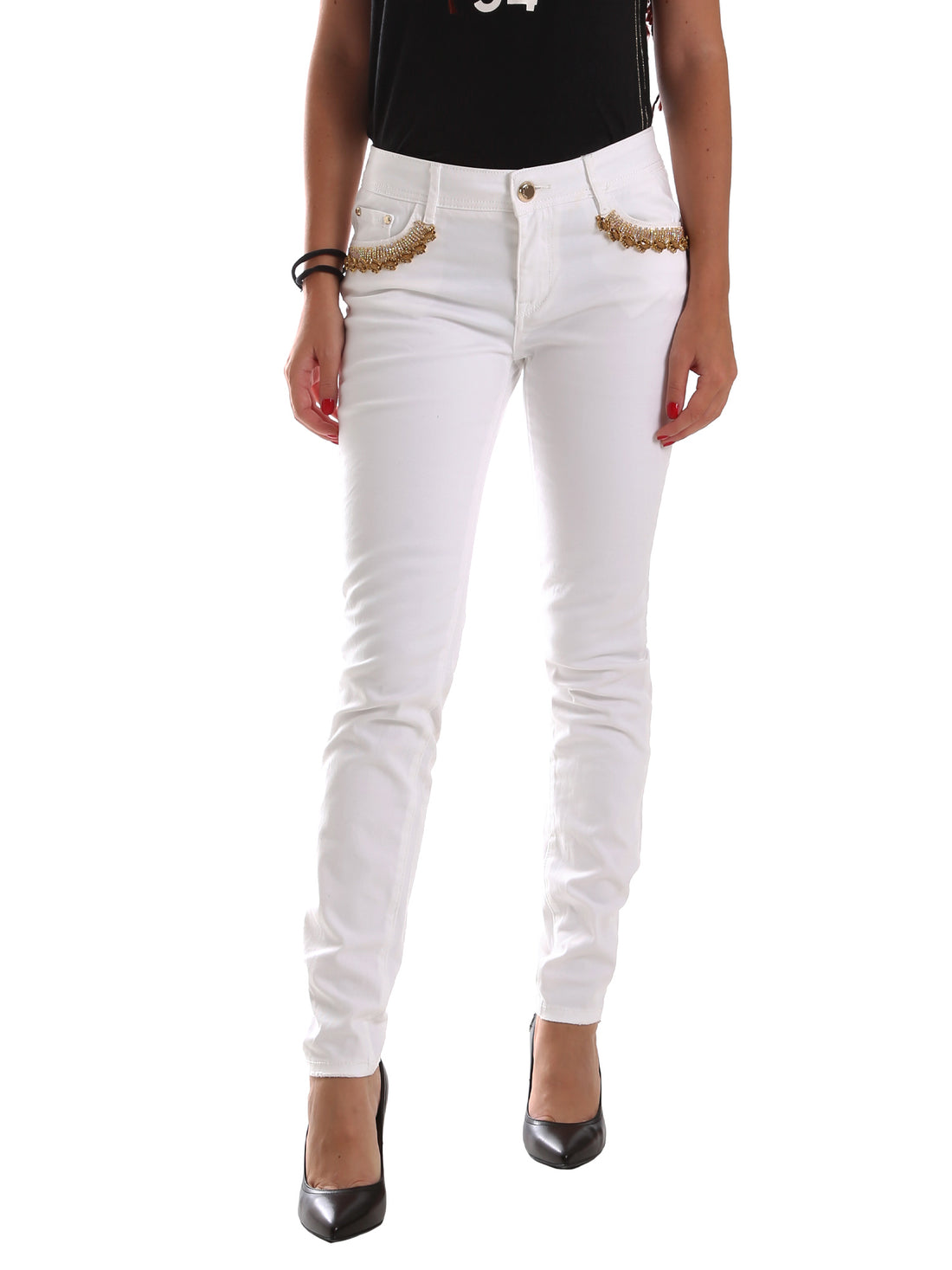 Pantaloni Bianco Gaudi Jeans