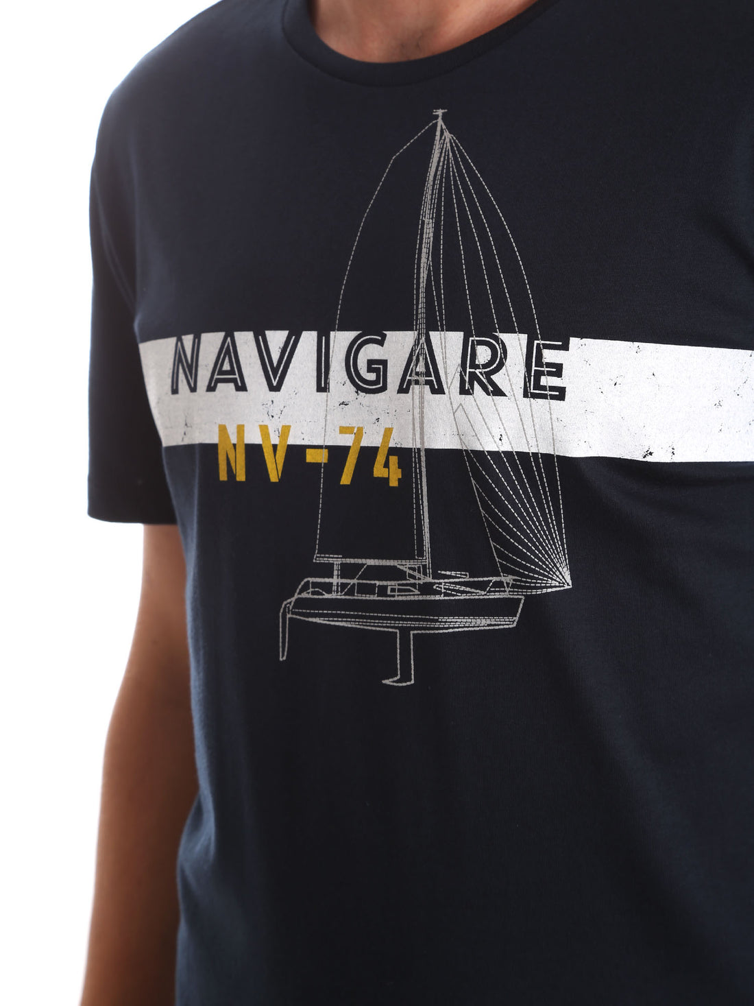 T-shirt Blu Navigare