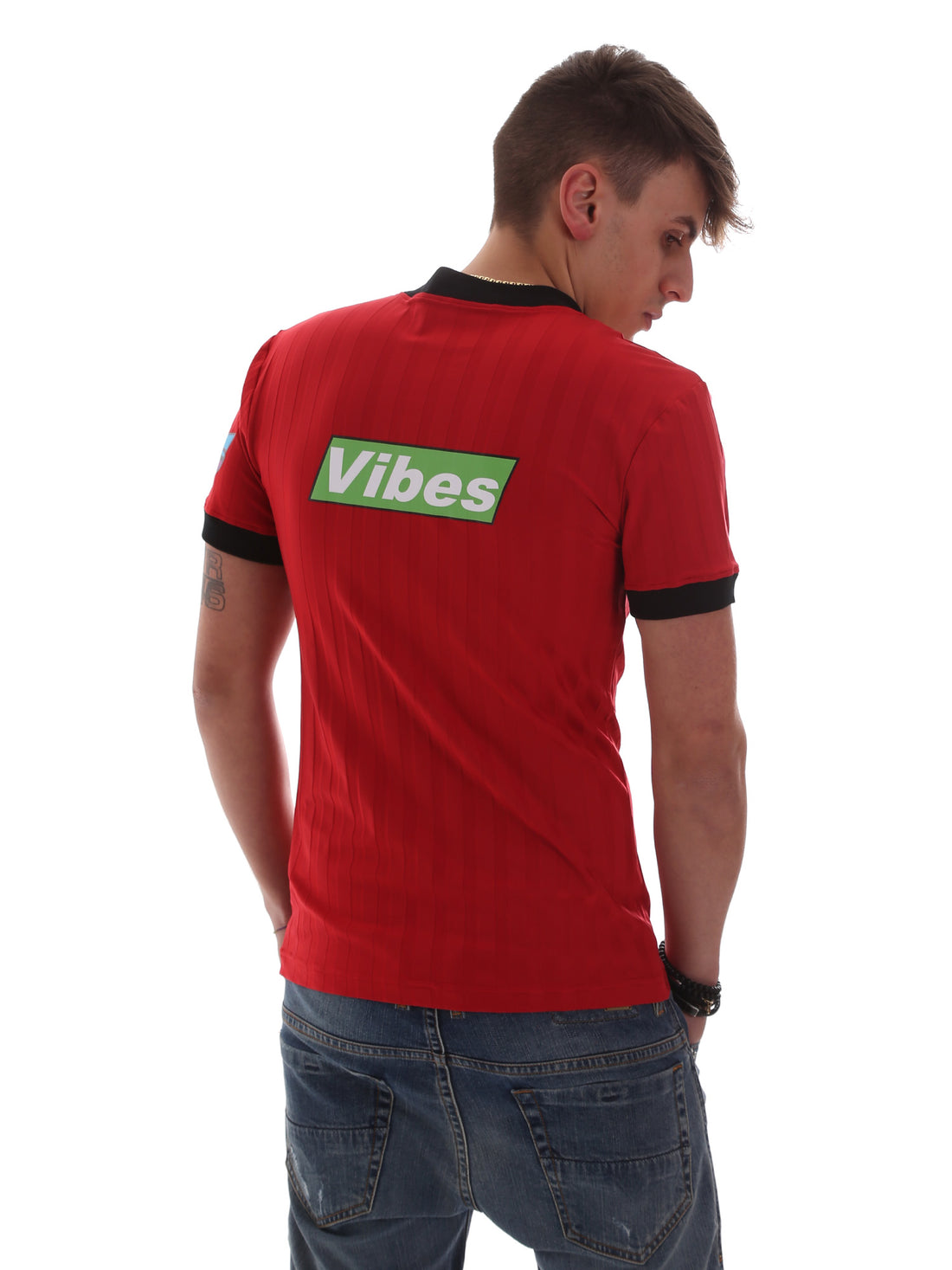 T-shirt Rosso Versace Jeans