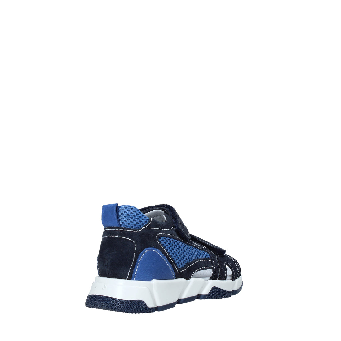 Sandali con strappi Blu Nero Giardini Junior