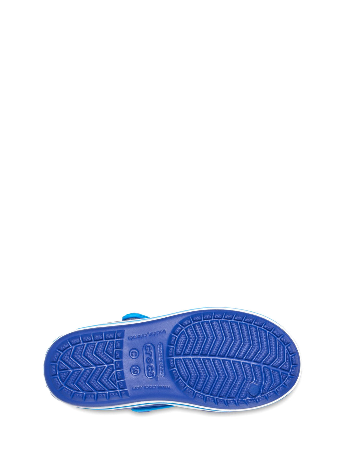 Sandali con strappi Blu Crocs