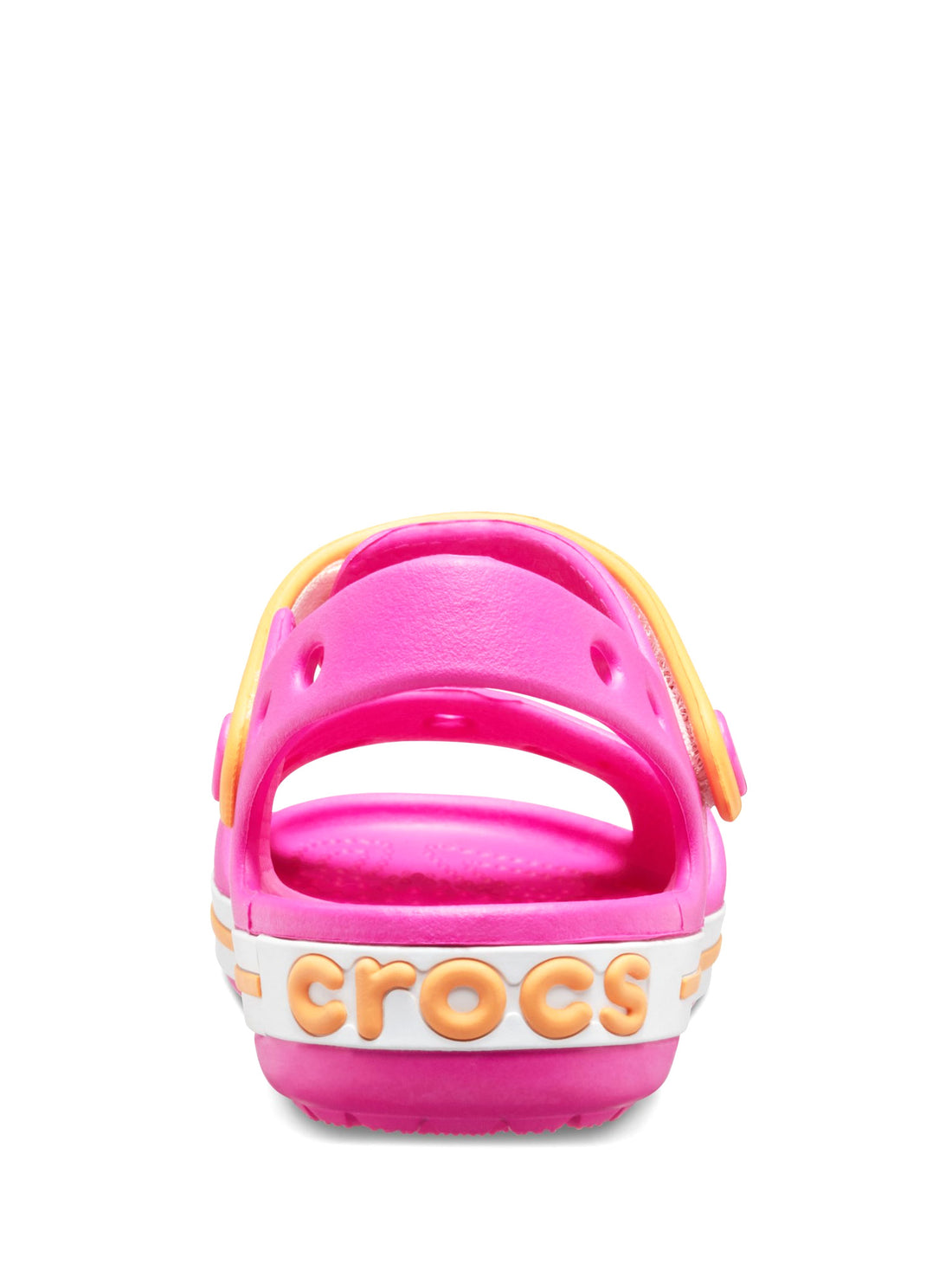 Sandali con strappi Rosa Arancio Crocs