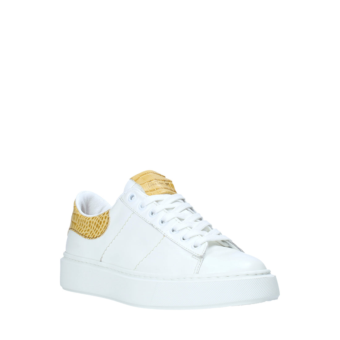 Sneakers Bianco Giallo Maritan G