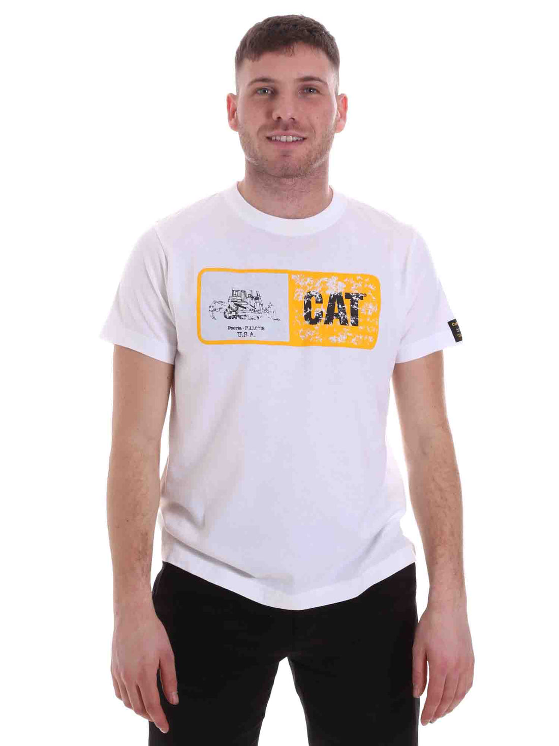 T-shirt Bianco Cat