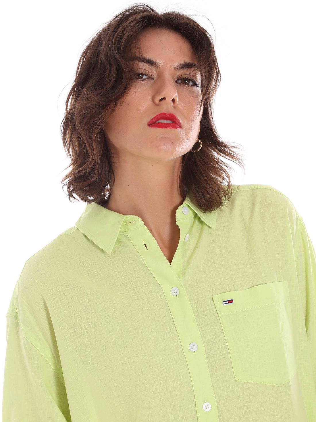 Camicie Verde Tommy Jeans