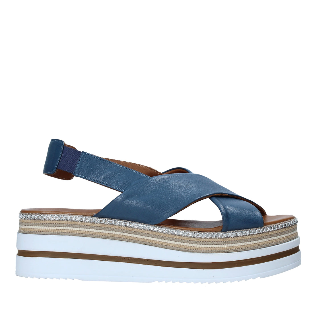 Sandali zeppa Blu Bueno Shoes