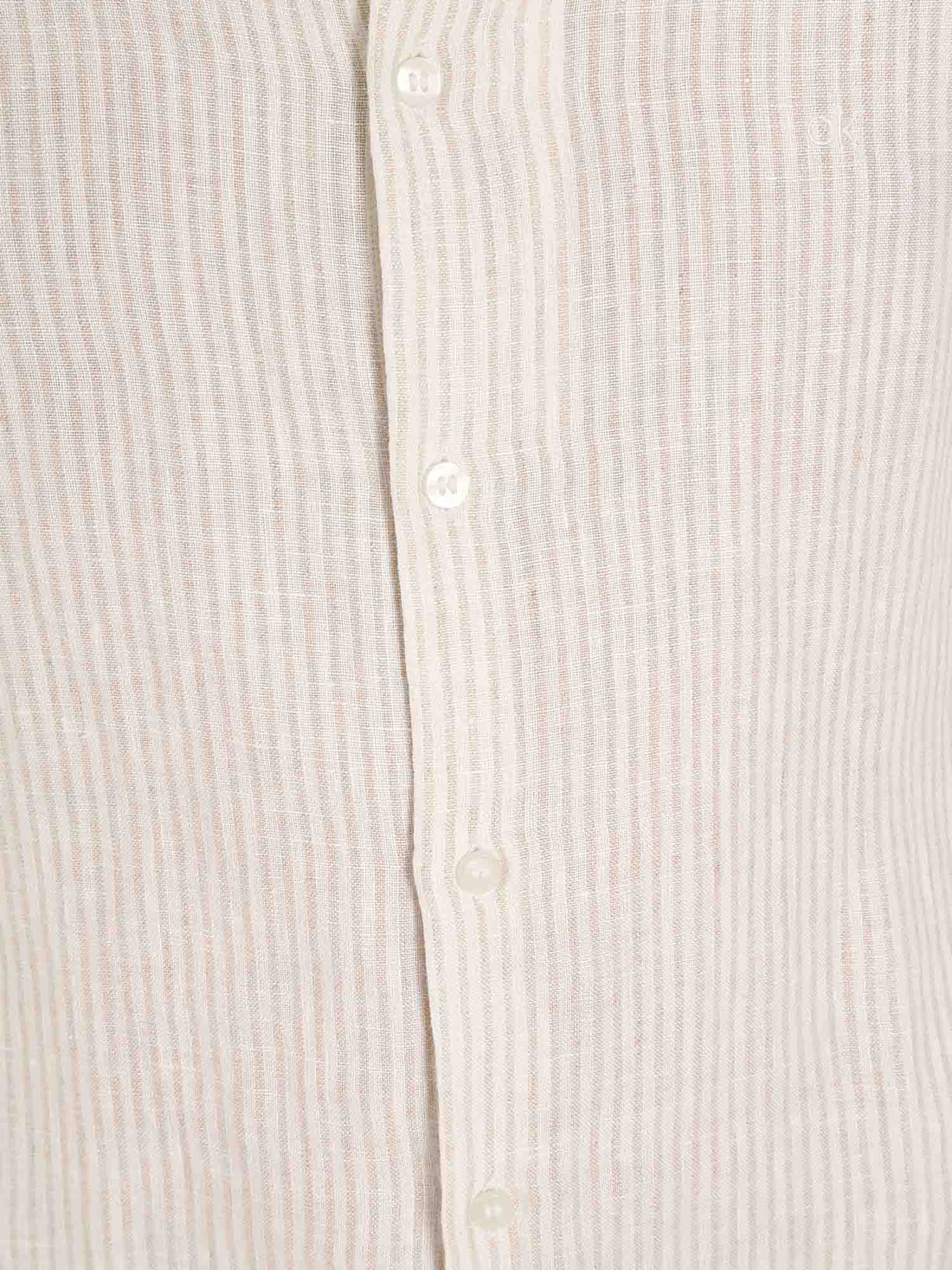 Camicie Bianco Beige Calvin Klein