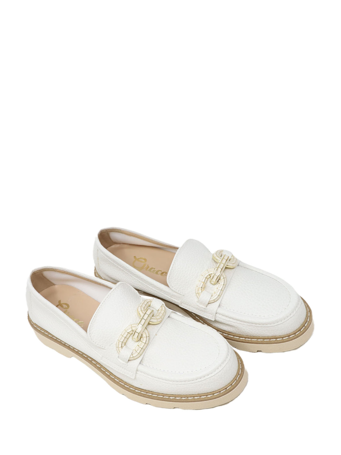Mocassini Bianco Grace Shoes