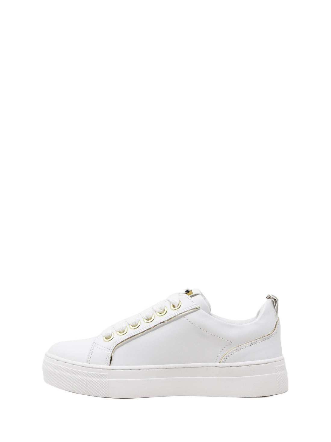 Sneakers Bianco Oro 4us