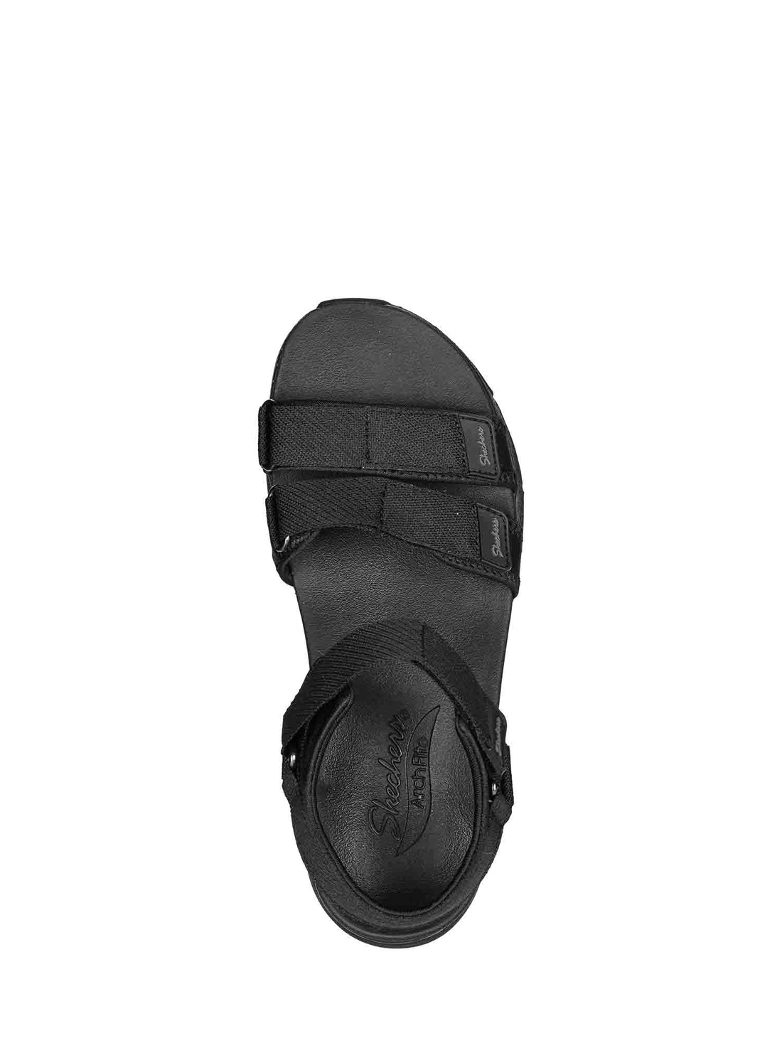 Sandali con strappi Nero Skechers