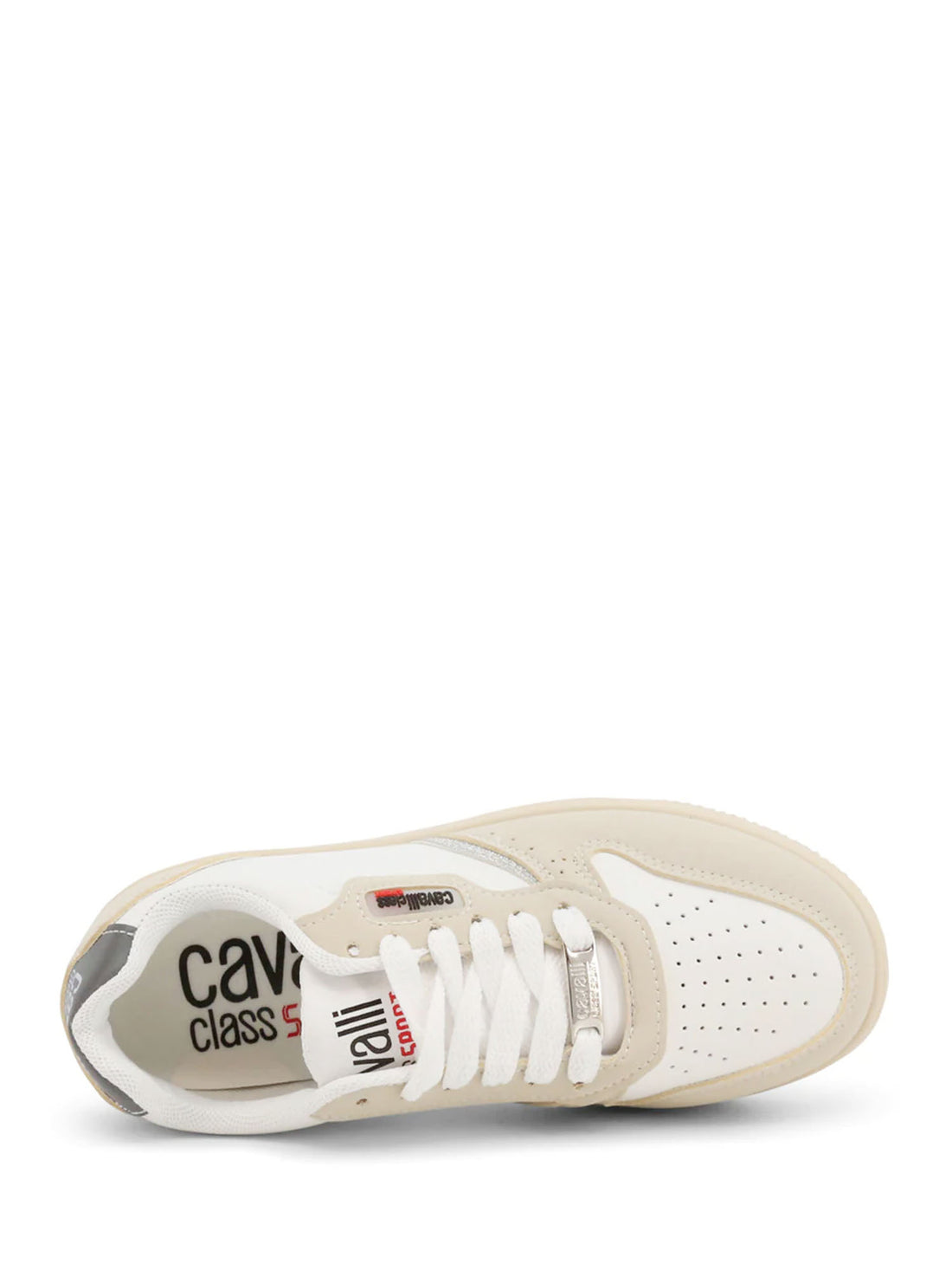 Sneakers Bianco Beige Cavalli Class Sport