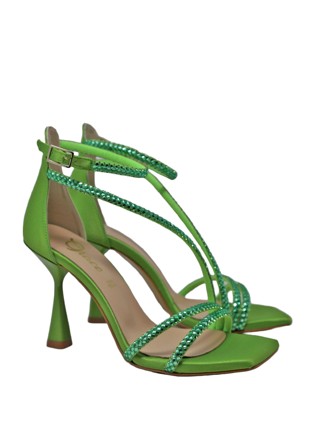 Sandali tacco Verde Grace Shoes