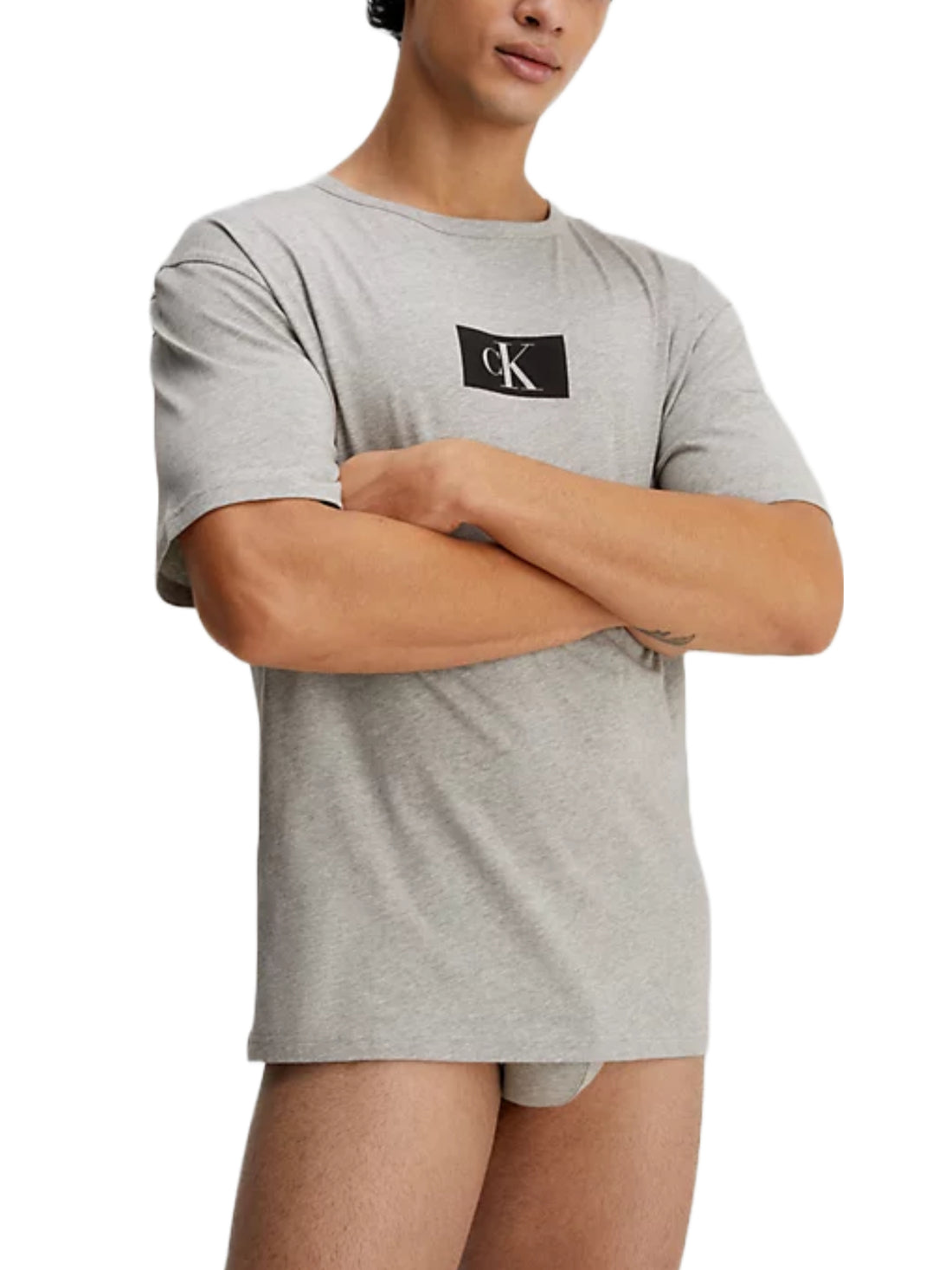 T-shirt Grigio Calvin Klein Underwear